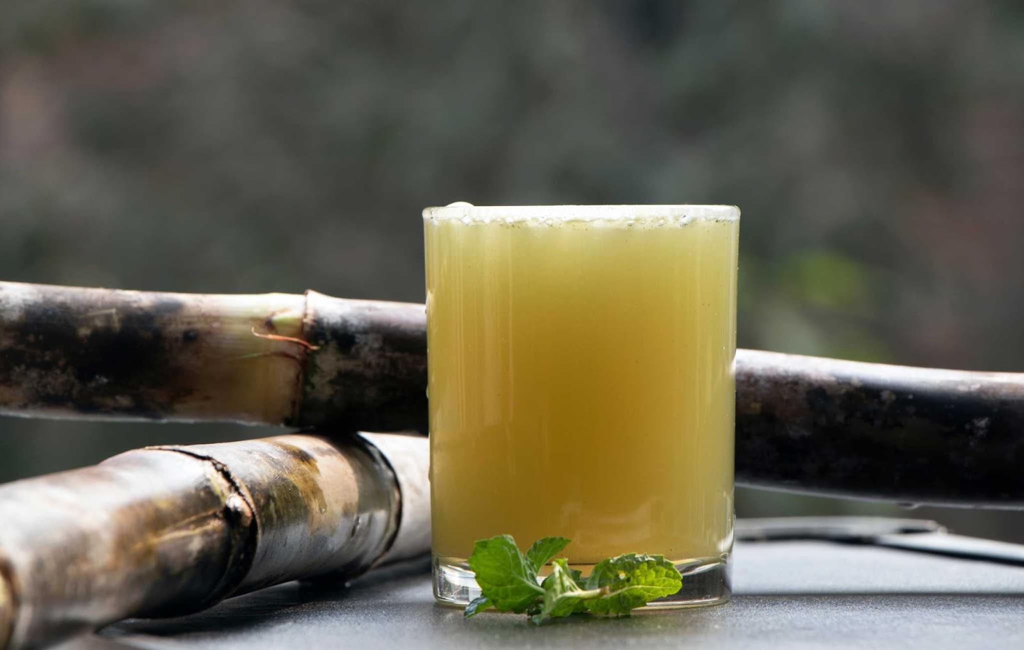 Nước mía bạc hà