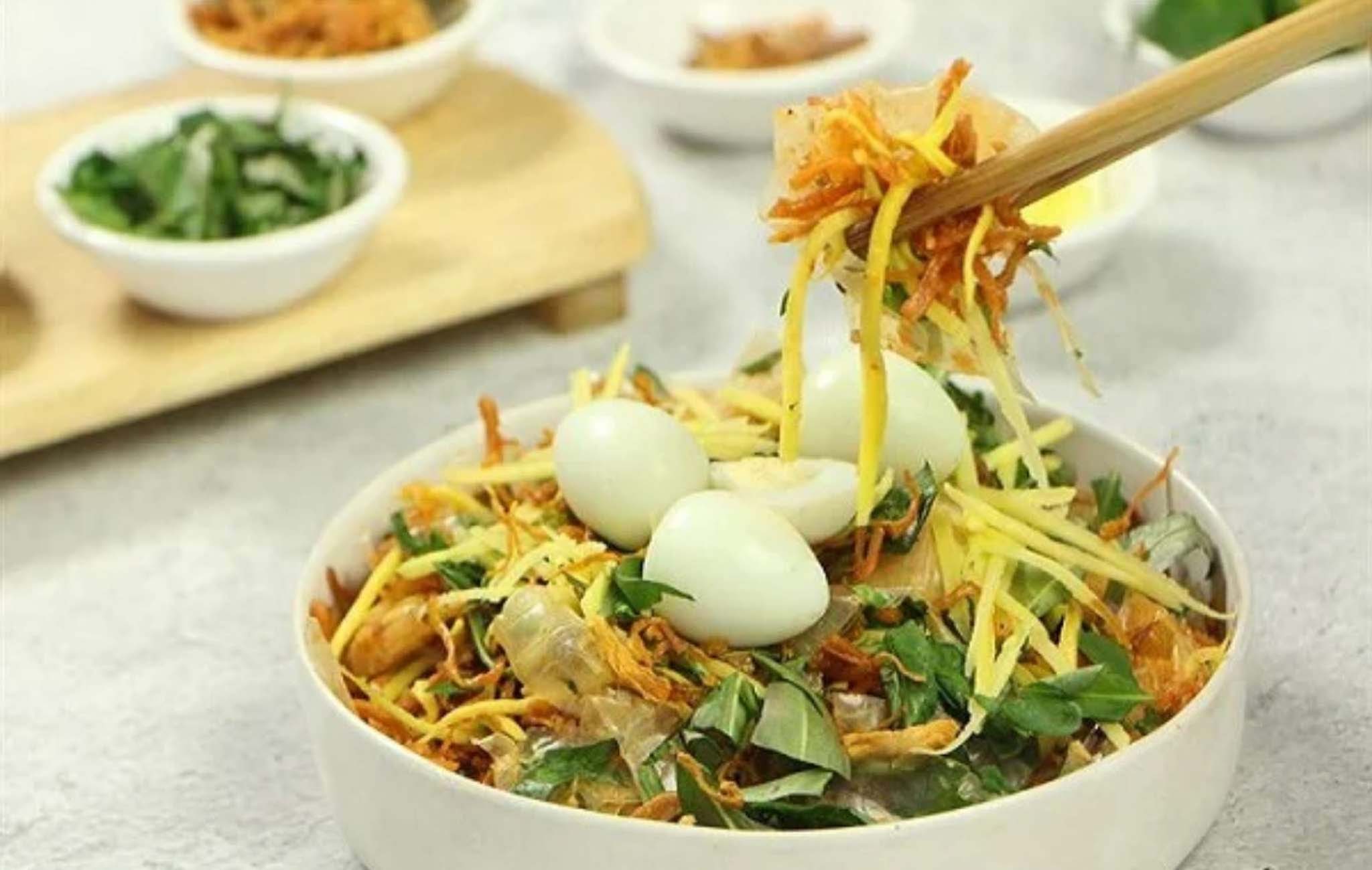 Bánh tráng trộn nhà làm