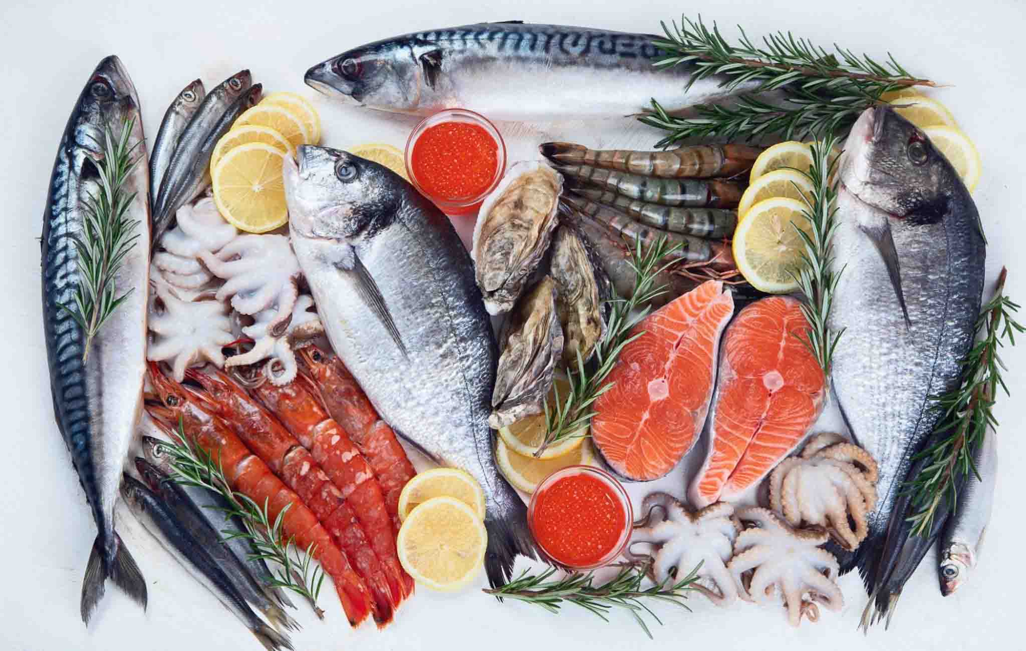Thịt và hải sản